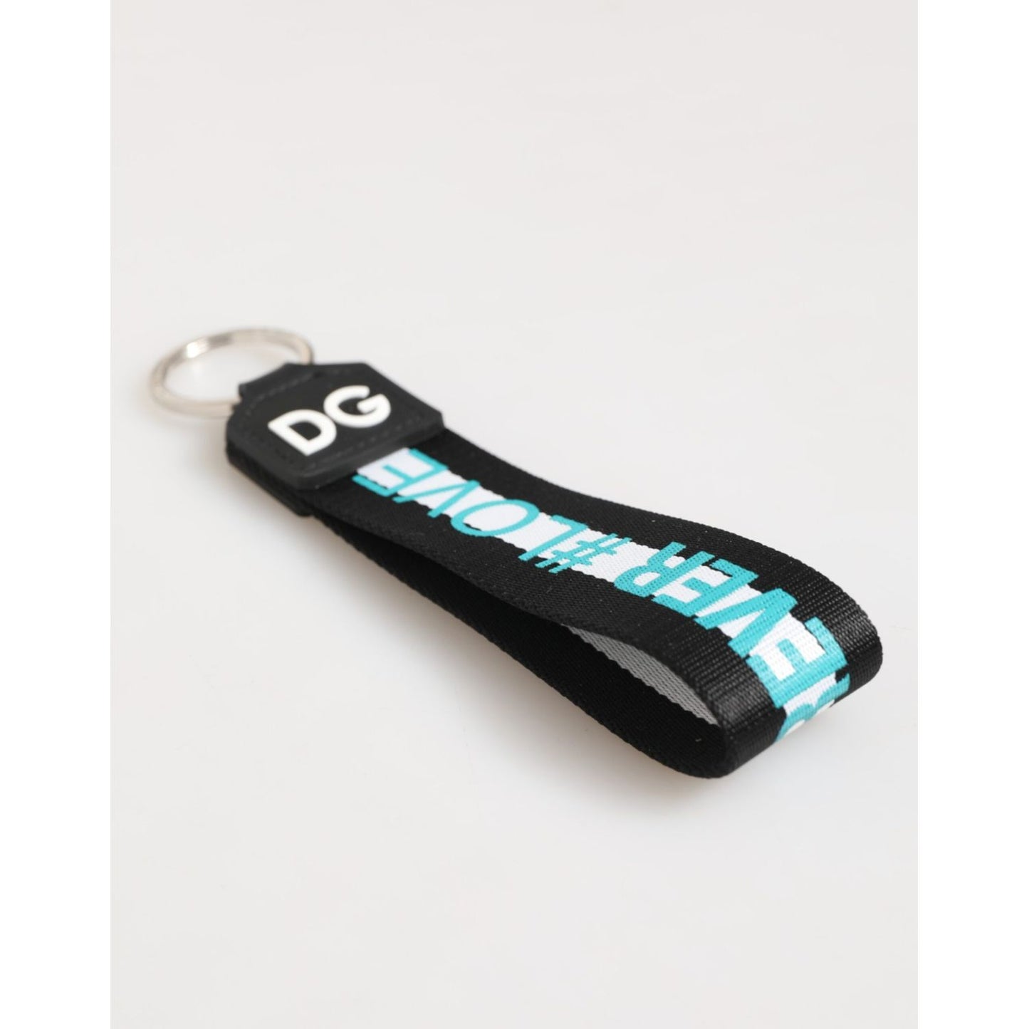 Dolce & Gabbana Multicolor Logo Polyester Brass Holder Keychain Keyring 1728,67345645728,Accessories,Dolce & Gabbana,Keychains - Other Accessories - Accessories,Material: 90% Polyester 10% PVC,Men,Multicolor,New with tags,Other Accessories - Accessories