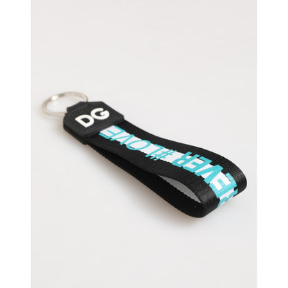 Dolce & Gabbana Multicolor Logo Polyester Brass Holder Keychain Keyring 1728,67345645728,Accessories,Dolce & Gabbana,Keychains - Other Accessories - Accessories,Material: 90% Polyester 10% PVC,Men,Multicolor,New with tags,Other Accessories - Accessories