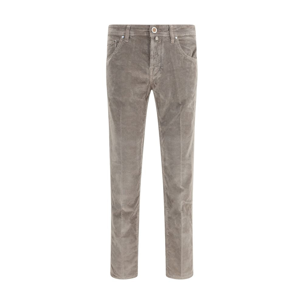 Jacob Cohen Gray Cotton Casual Pants