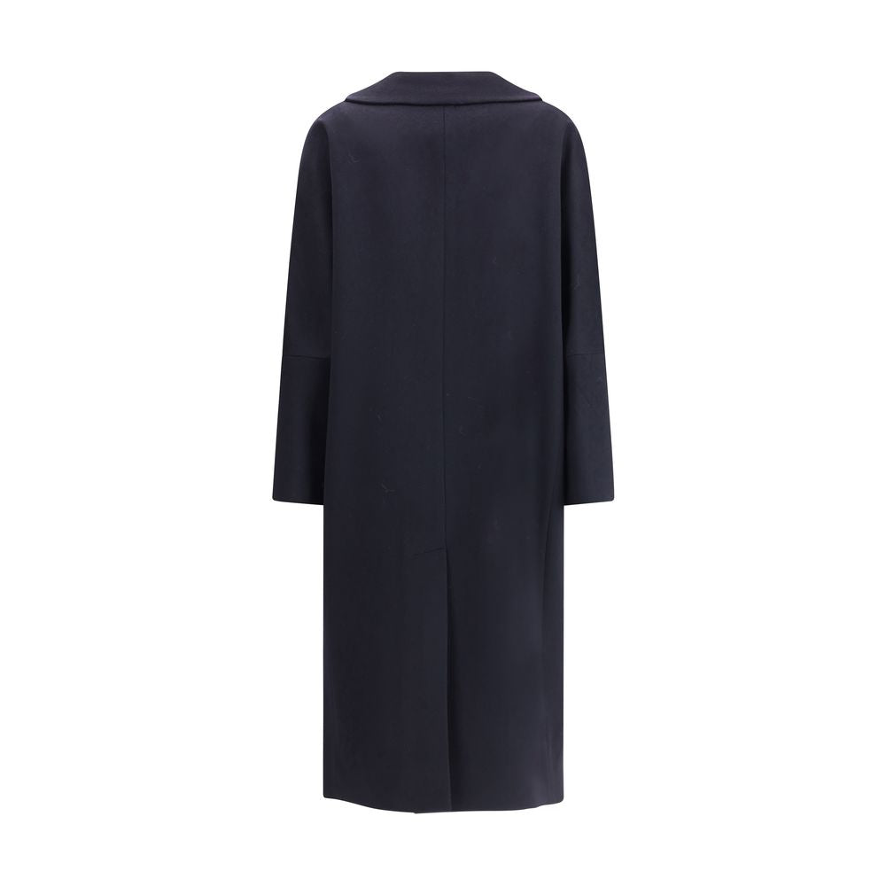 Lardini Black Cashmere Coat