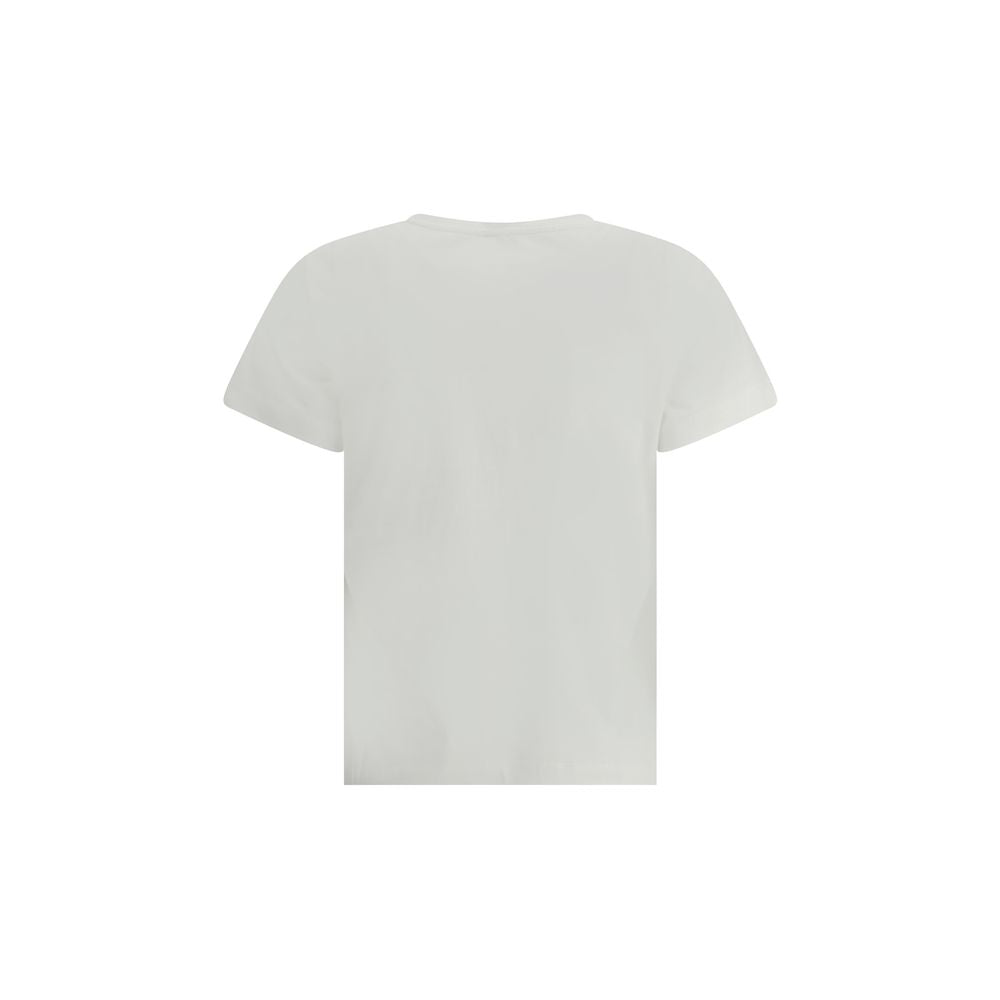 PINKO White Cotton T-Shirt