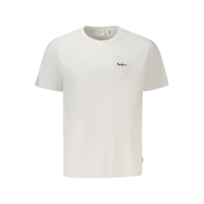 Pepe Jeans Bianco Cotton Men T-Shirt