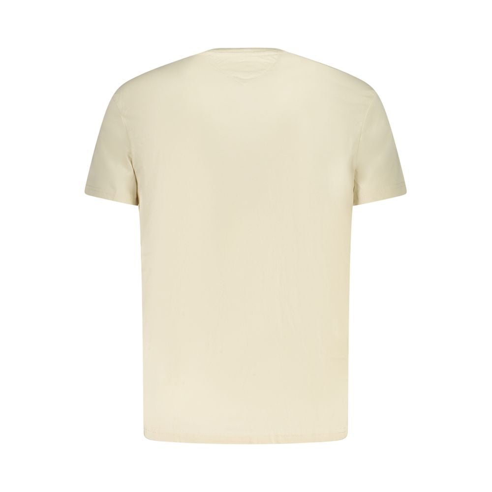 Tommy Hilfiger Beige Cotton Men's T-Shirt
