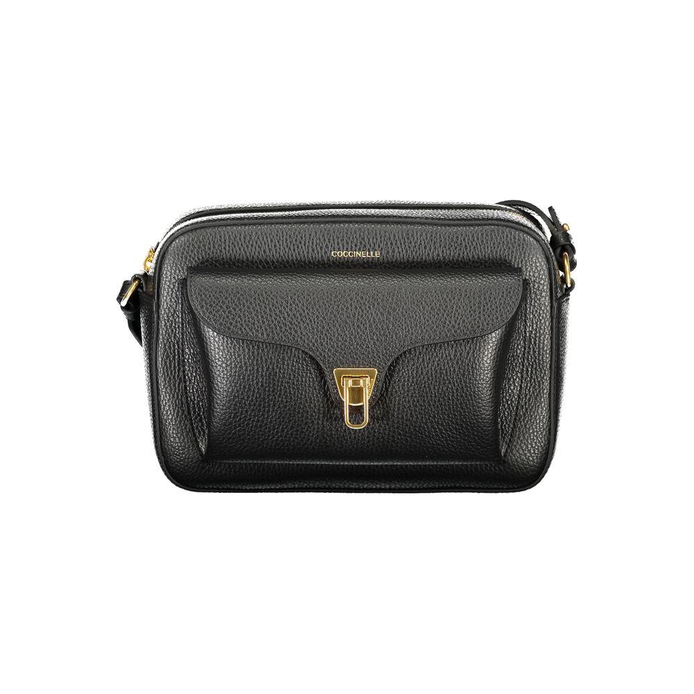 Front view with bag zipped and handles upright.