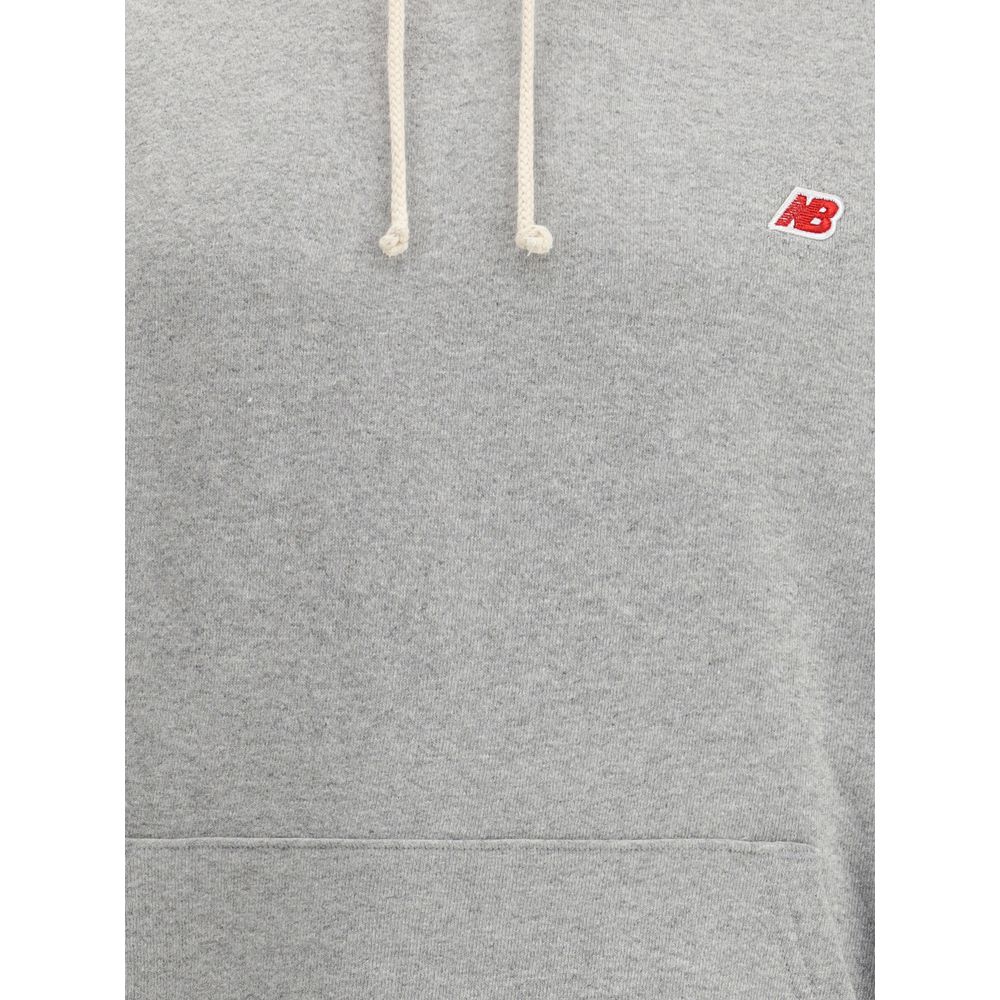 New Balance Gray Cotton Sweatshirt