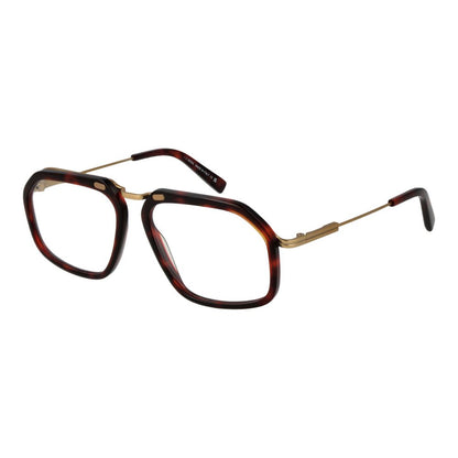 Ermenegildo Zegna Burgundy Metal Glasses (Frames)