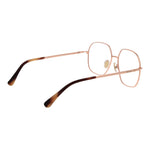 Max Mara Rose Gold Women Glasses Frame with full-rim metal design and demo lenses, 100% UVA & UVB protection, 55-16-135 size.