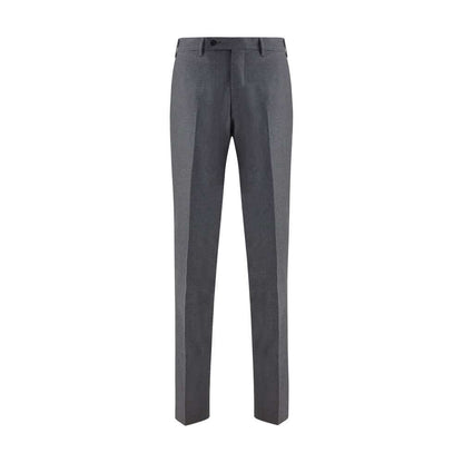 Germano Gray Fleece Wool Dress Pants
