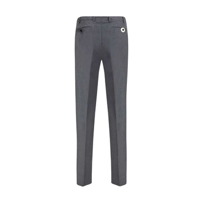 Germano Gray Fleece Wool Dress Pants
