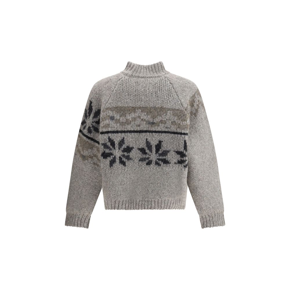 Magliano Gray Alpaca Vicugna Pacos Sweatshirt