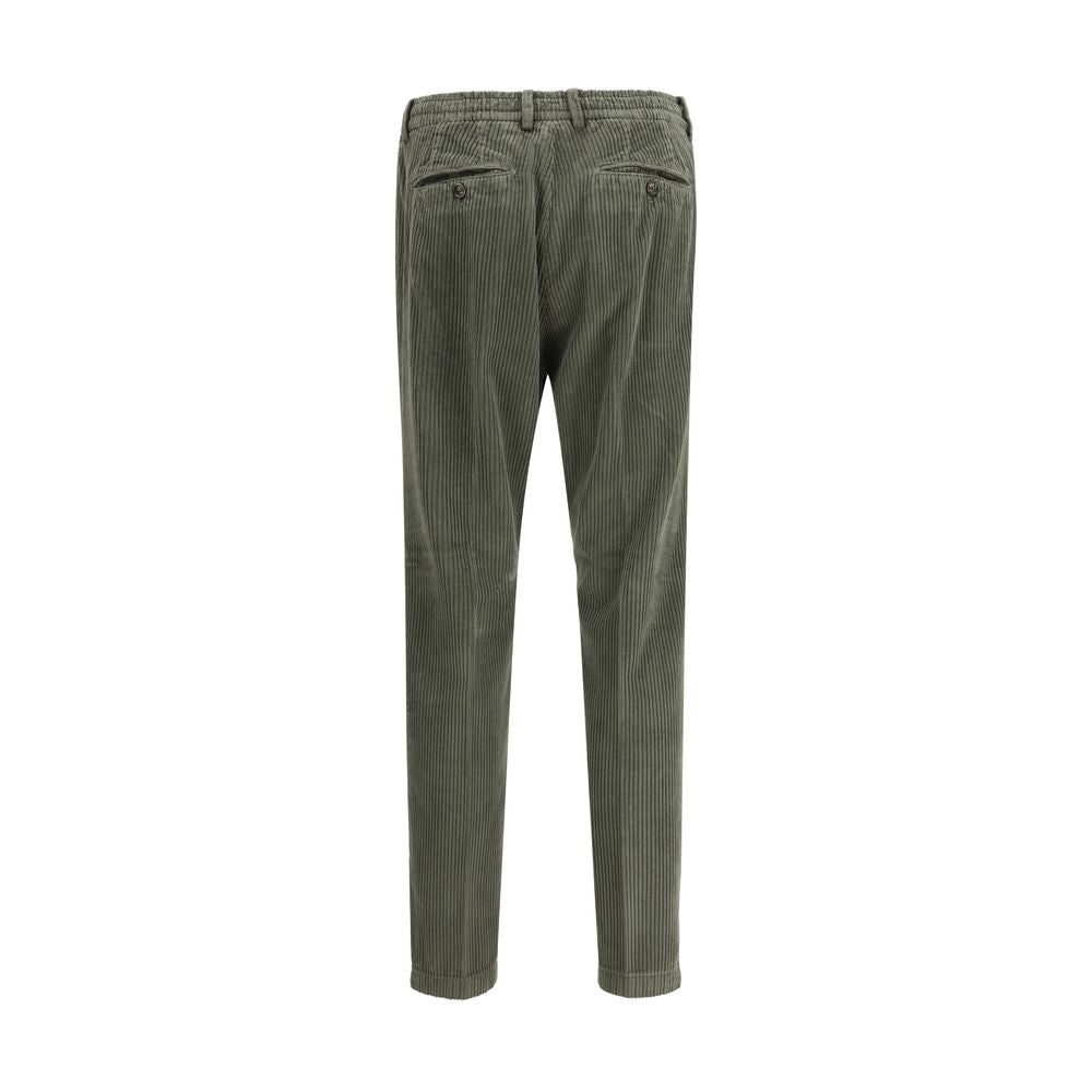 Cruna Bicolor Cotton Casual Pants
