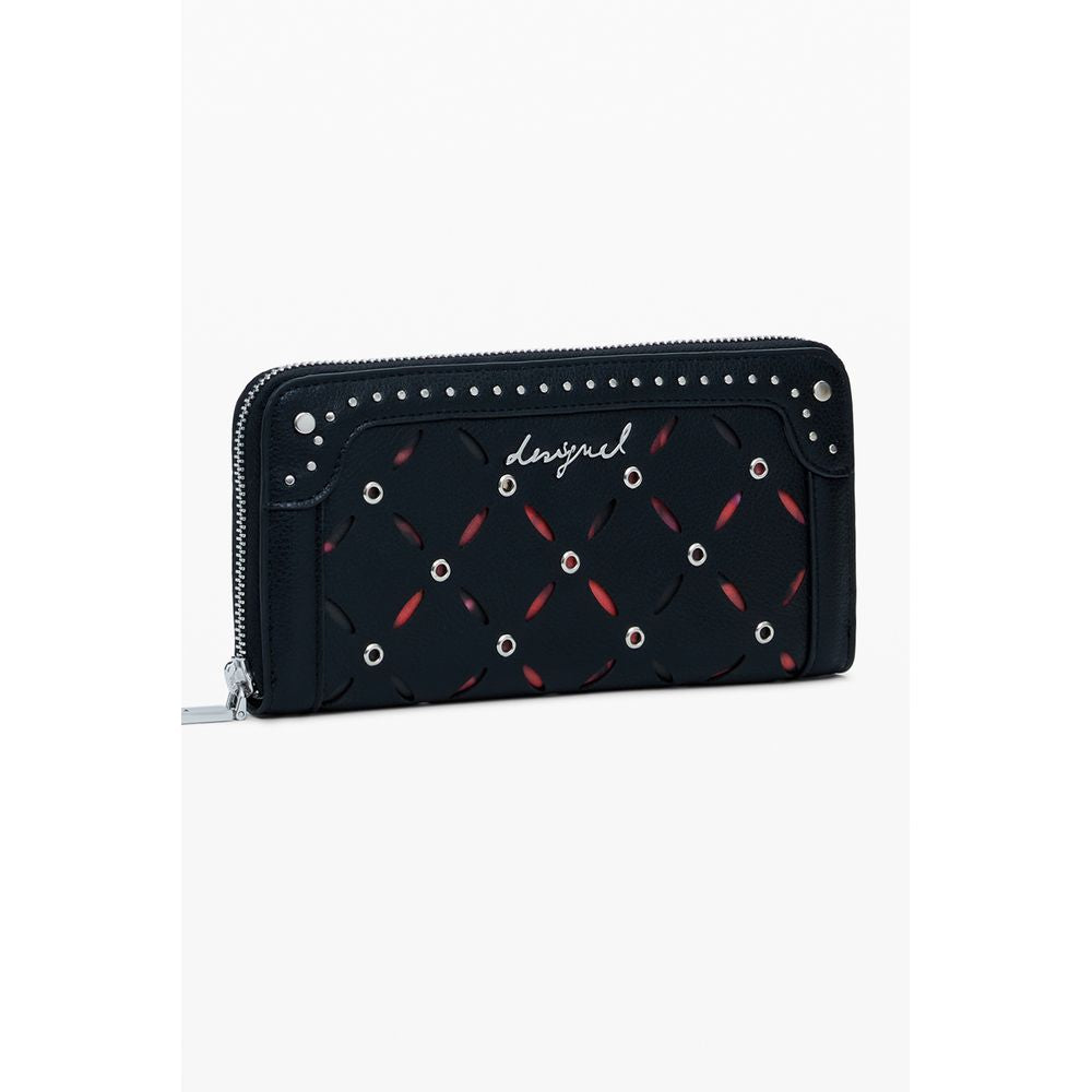 Desigual Nero Polyurethane Women Wallet