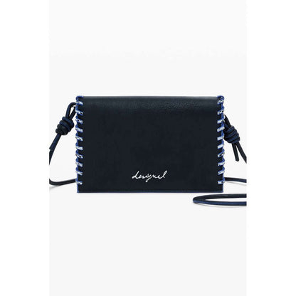 Desigual Nero Poliuretano Women Wallet