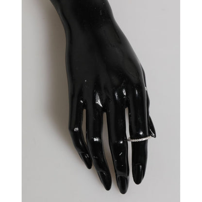 Nialaya Sterling Silver 925 Band Pave CZ Crystal Eternity Ring