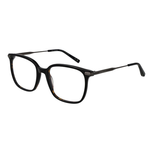 Ted Baker Black Men Glasses Frame, full-rim acetate, black color, demo lenses, size 54-19-140, includes branded case