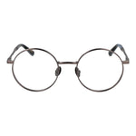 Scotch & Soda Gray Men Glasses Frame, gunmetal round full-rim metal eyeglasses with demo plastic lenses, size 50-20-140, no spring hinge.