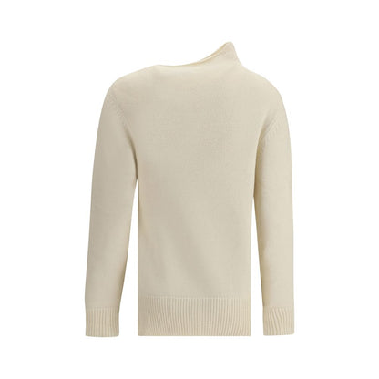 Di Stavnitser White Cashmere Sweatshirt