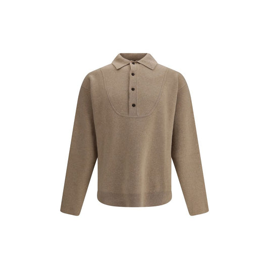 Jacquemus Beige Merino Wool Sweatshirt