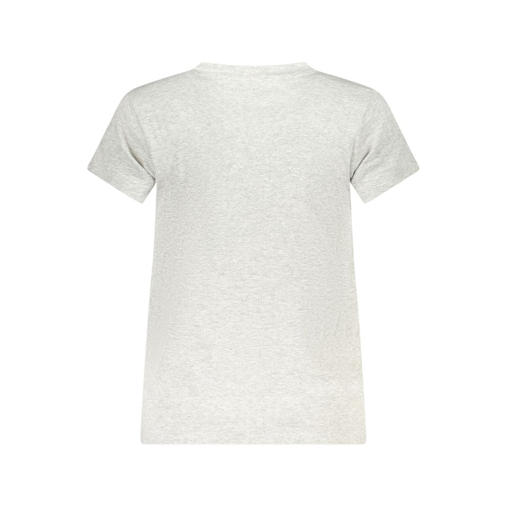 Pepe Jeans Gray Cotton Women T-Shirt