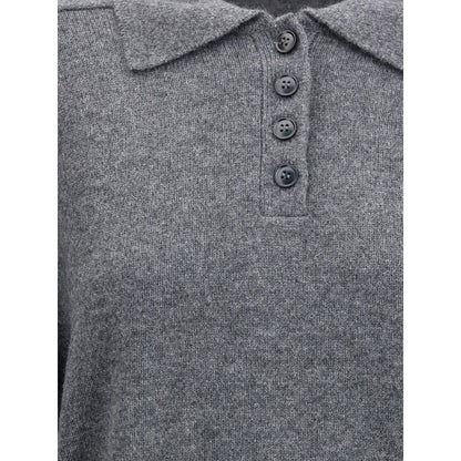 Loulou De Saison Gray Cashmere Cashmere Sweater