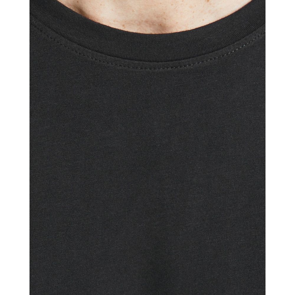 Jack Jones Black Cotton Long Sleeve T-Shirt 1728,71956299936,Black,Clothing,IT42 | XS,IT44 | S,IT48 | L,Jack Jones,Long Sleeve - T-Shirts - Clothing,Men,New with tags,T-Shirts - Clothing