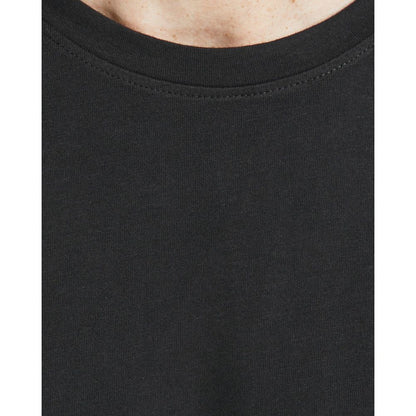 Jack Jones Black Cotton Long Sleeve T-Shirt 1728,71956299936,Black,Clothing,IT42 | XS,IT44 | S,IT48 | L,Jack Jones,Long Sleeve - T-Shirts - Clothing,Men,New with tags,T-Shirts - Clothing