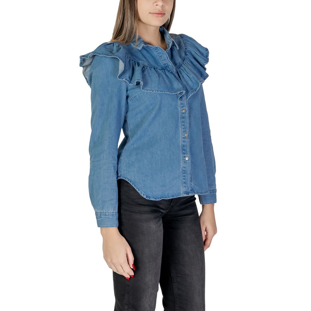 Only Blue Cotton Blouse