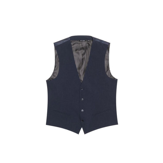 Antony Morato Blue Polyester Waistcoat 1728,71956299936,Antony Morato,Blue,Clothing,IT44 | XS,IT46 | S,IT50 | L,IT54 | XXL,Men,New with tags,Suits & Blazers - Clothing,Waistcoats - Suits & Blazers - Clothing