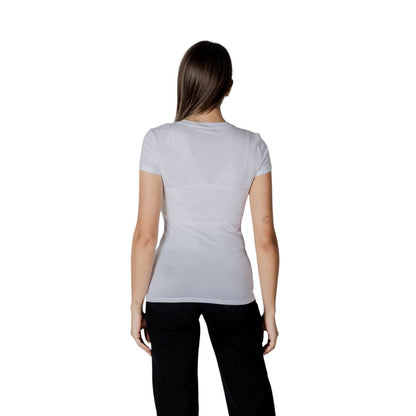 Armani Exchange White Cotton T-Shirt