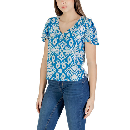 Vero Moda Blue Viscose Blouse 1728,71956299936,Blouses - Shirts - Clothing,Blue,Clothing,IT38|XS,IT40|S,IT42|M,New with tags,Shirts - Clothing,Vero Moda,Women