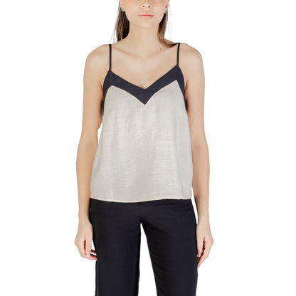 Vero Moda Beige Nylon Top 1728,71956299936,Beige,Clothing,IT38|XS,IT40|S,IT42|M,New with tags,Sportswear - Clothing,Tops - Sportswear - Clothing,Vero Moda,Women,XL