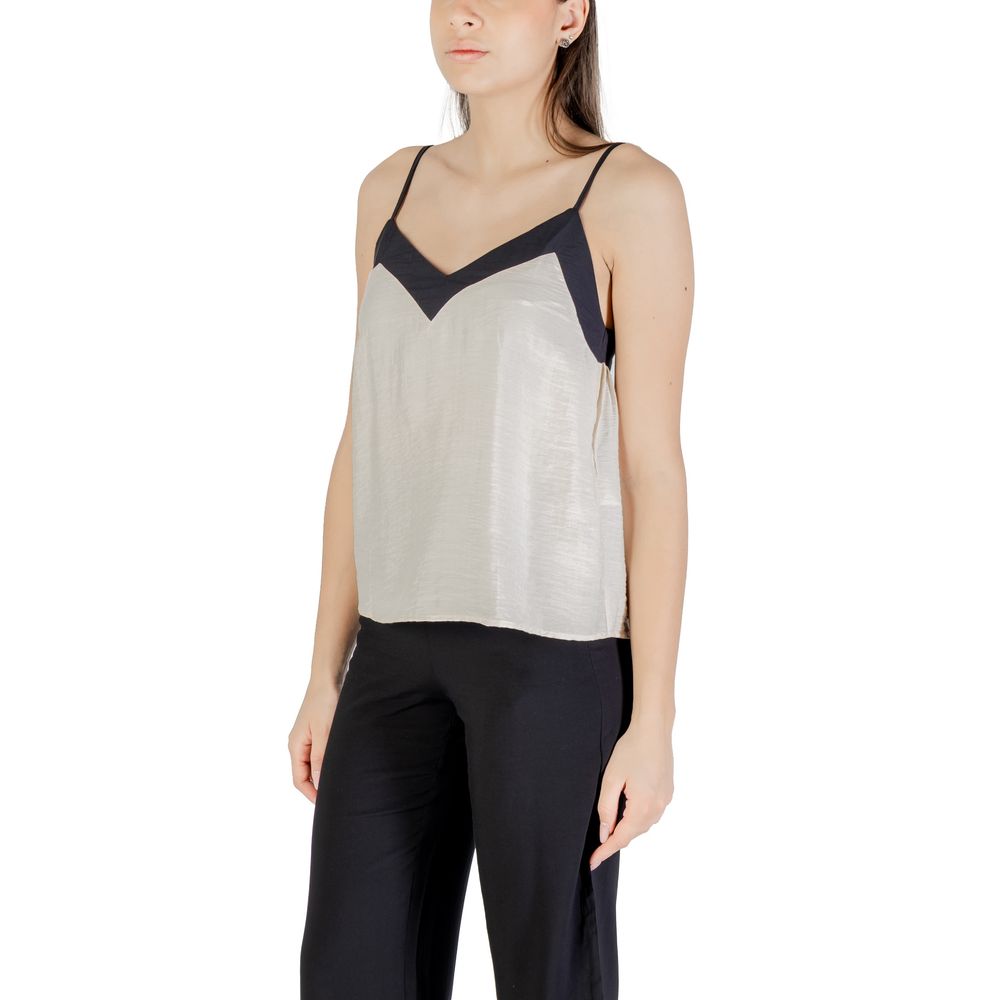 Vero Moda Beige Nylon Top 1728,71956299936,Beige,Clothing,IT38|XS,IT40|S,IT42|M,New with tags,Sportswear - Clothing,Tops - Sportswear - Clothing,Vero Moda,Women,XL
