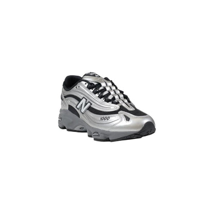 New Balance Silver Synthetic Athletic Sneakers