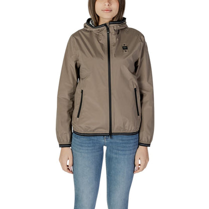 Blauer Green Polyamide Shell Jacket