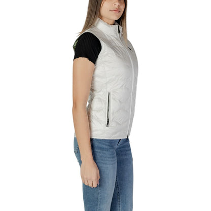 Blauer White Polyamide Sleveless Jacket 1728,71956299936,Blauer,Clothing,IT44|L,Jackets & Coats - Clothing,New with tags,Sleveless Jacket - Jackets & Coats - Clothing,White,Women,XL