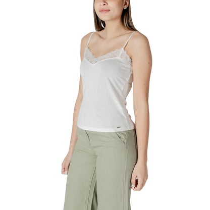 Morgan De Toi White Modal Tank Top