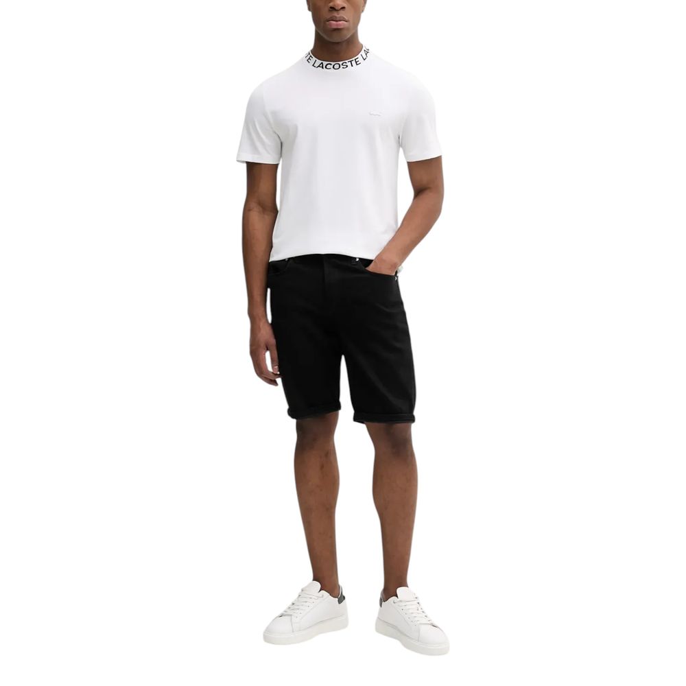 Calvin Klein Jeans Black Cotton Bermuda Shorts