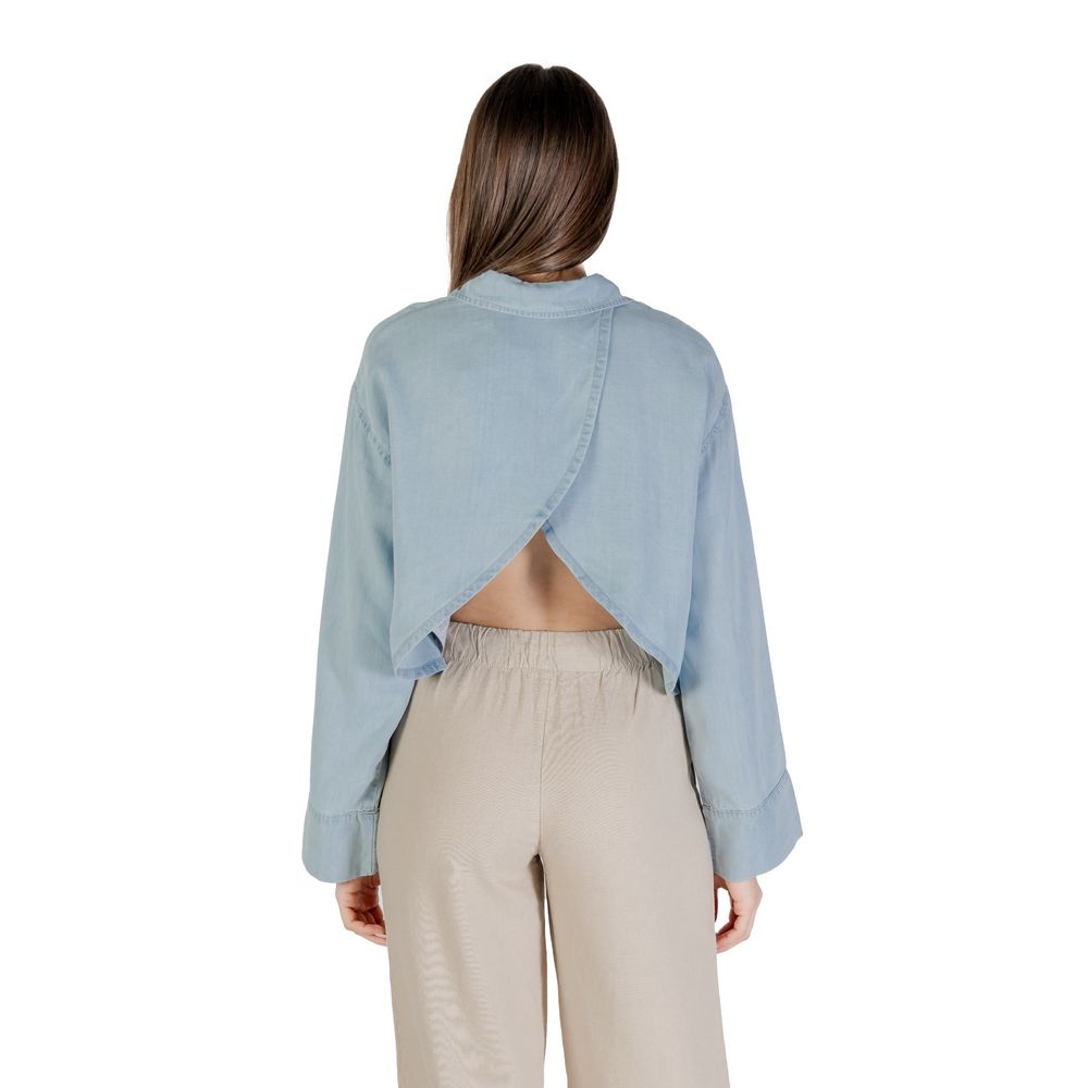 Only Light Blue Lyocell Blouse