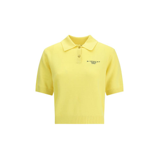 Givenchy Yellow Wool Polo Shirt