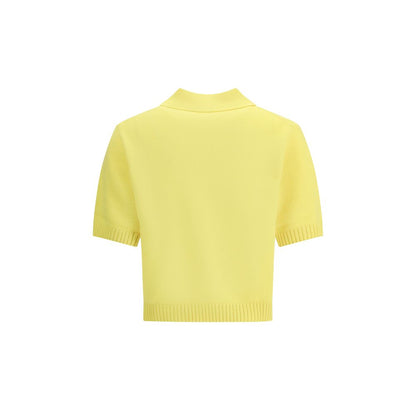 Givenchy Yellow Wool Polo Shirt