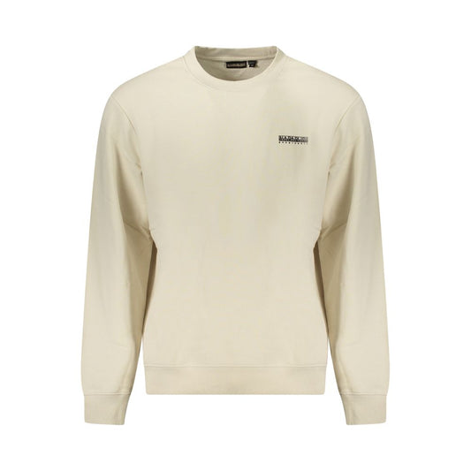 Napapijri Beige Cotton Sweatshirt