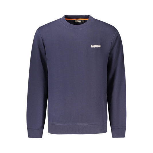 Napapijri Blue Cotton Sweatshirt