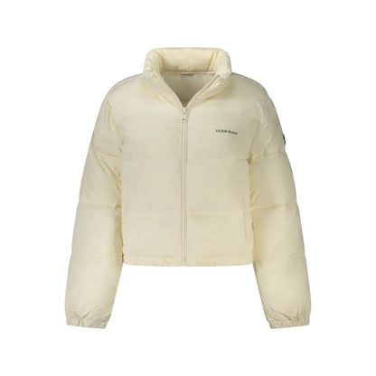 Guess Jeans White Polyester Women Jacket