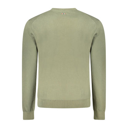 Napapijri Green Cotton Men Sweater