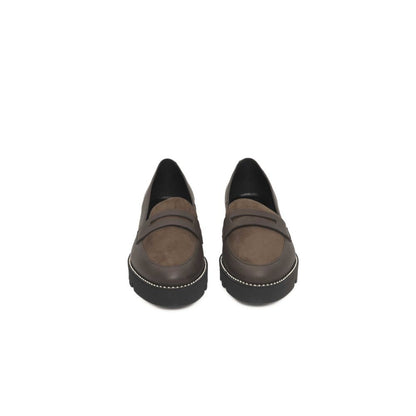Cerruti 1881 Brown Cowhide Women's Loafer