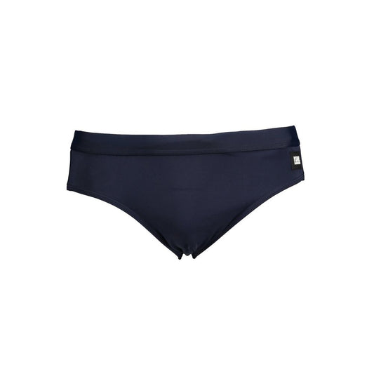 Karl Lagerfeld Blue Elastane Swimwear with elastic waistband and logo design.