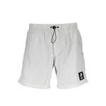 Karl Lagerfeld White Polyester Swimwear with pockets and logo.