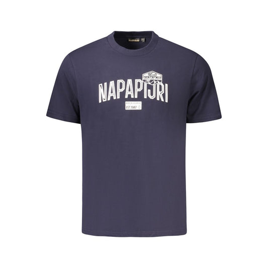 Napapijri Blue Cotton T-Shirt