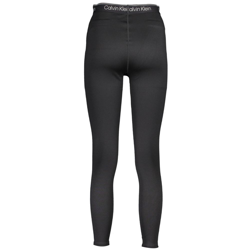 Calvin Klein Black Polyester Pant