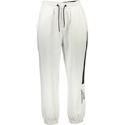 Calvin Klein White Cotton Men's Sport Trouser